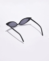 Shop Women's Black Cateye UV Protected Lens Sunglasses-Full