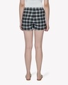 Shop Women's Black Checked Shorts-Full