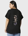 Shop Women's Black Chibi Army Graphic Printed Plus Size Boyfriend T-shirt-Design