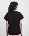 Shop Women's Black Choose Happiness Boyfriend T-shirt-Design