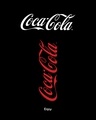 Shop Women's  Black Coca - Cola Hyper Logo Printed Boyfriend T-shirt