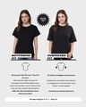 Shop Women's Black Coffee Graphic Printed Oversized T-shirt-Design