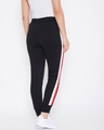 Shop Women's Black Color Block Track Pants-Design