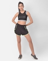 Shop Women's Black Comfort-Fit Active Shorts