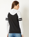 Shop Women's Black Cotton Jersey Jacket-Design