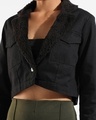 Shop Women's Black Cropped Jacket