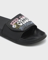 Shop Women's Black Crush Everyone Printed Velcro Sliders
