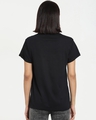 Shop Women's Black Dab Marshmello Graphic Printed Boyfriend T-shirt-Full