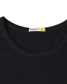 Shop Women's Black Daffy Awesome (LTL) 3/4 Sleeve Slim Fit T-shirt