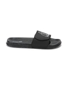 Shop Women's Black Deathly Hallows Adjustable Velcro Sliders-Full