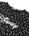Shop Women's Black Disney Polka Print Boyfriend T-shirt
