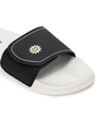 Shop Women's Black Ditsy Daisy Adjustable Velcro Sliders