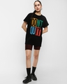 Shop Women's Black Don't Quit Boyfriend T-shirt-Full