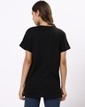 Shop Women's Black Dreamer Ducks Boyfriend T-shirt-Full