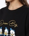 Shop Women's Black Dreamer Ducks Boyfriend T-shirt