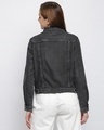 Shop Women's Black Embroidered Jacket-Full