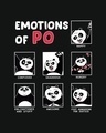 Shop Women's Black Emotions Of PO Graphic Printed Boyfriend T-shirt-Full