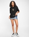 Shop Women's Black Find Your Balance Graphic Printed Oversized T-shirt-Full
