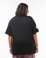 Shop Women's Black Quckin With Flair Graphic Printed Oversized Plus Size T-shirt-Design