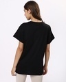 Shop Women's Black Food Bear Boyfriend T-shirt-Full