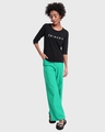 Shop Women's Black Friends Slim Fit T-shirt-Design