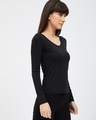 Shop Women's Black Full Sleeve Top-Full