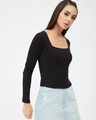 Shop Women's Black Full Sleeve Top-Full