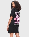 Shop Women's Black Garfield's Icecream Graphic Printed Oversized Dress-Design