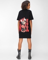 Shop Women's Black Party Groovin Minnie Graphic Printed Plus Size Oversized Dress-Design