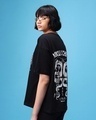 Shop Women's Black Haku X Chihiro Graphic Printed Oversized T-shirt-Design