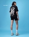 Shop Women's Black Haku X Chihiro Graphic Printed Oversized T-shirt