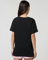 Shop Women's Black Hakuna Matata Graphic Printed Boyfriend Fit T-shirt-Design