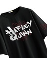 Shop Women's Black Harley Graphic Printed Oversized T-shirt-Full