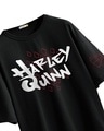 Shop Women's Black Harley Graphic Printed Oversized T-shirt