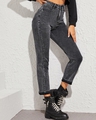Shop Women's Black High Rise Slim Fit Jeans-Design