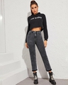 Shop Women's Black High Rise Slim Fit Jeans