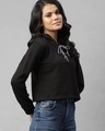 Shop Women's Black Hoodie Sweatshirt-Design