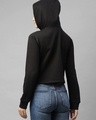 Shop Women's Black Hoodie Sweatshirt-Full
