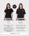 Shop Women's Black In 3D BTS Graphic Printed Oversized T-shirt-Design
