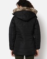 Shop Women's Black Hooded Jacket-Design