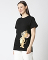 Shop Women's Black Jerry (TJL) Graphic Printed Boyfriend T-shirt-Design