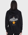 Shop Women's Black Joey Doesn't Share Food Typography Oversized Sweatshirt-Full