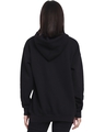 Shop Women's Black Keep it Real Graphic Printed Oversized Hoodies-Full