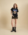 Shop Women's Black Labradorable Graphic Printed Boyfriend T-shirt-Full