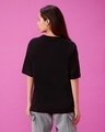 Shop Women's Black Labradorable Graphic Printed Oversized T-shirt-Full