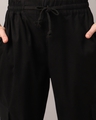 Shop Women's Black Loose Comfort Fit Cargo Pants