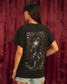 Shop Women's Black Lumos Graphic Printed Boyfriend T-shirt-Design