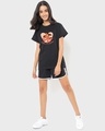 Shop Women's Black Maa Ka Pyaar Graphic Printed Boyfriend T-shirt-Design