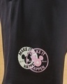 Shop Women's Black Mickey Logo Graphic Printed Oversized Plus Size T-Shirt Dress
