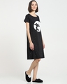Shop Women's Black Mickey Sky Is Limit AOP Lounge Dress-Design